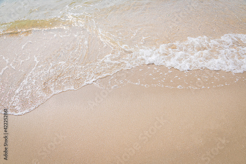 Sand wave at the beach
