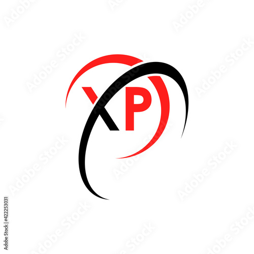 Letter XP Circle Modern Logo Design