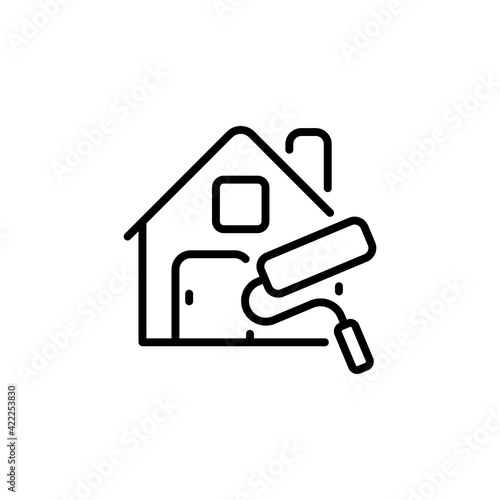 Renovation icon in vector. Logotype