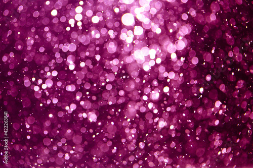 Vintage pink bokeh created by neon lights