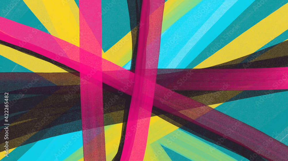 Vector hand drawn painting. Abstract art brush strokes of paint. Freehand painting on canvas. Color strips texture. Poster or banner. Spots of paint. Trend contemporary art. Colorful canvas. Vector hand drawn painting. Abstract art brush strokes of paint. Freehand painting on canvas. Color strips texture. Poster or banner. Spots of paint. Trend contemporary art. Colorful canvas.
