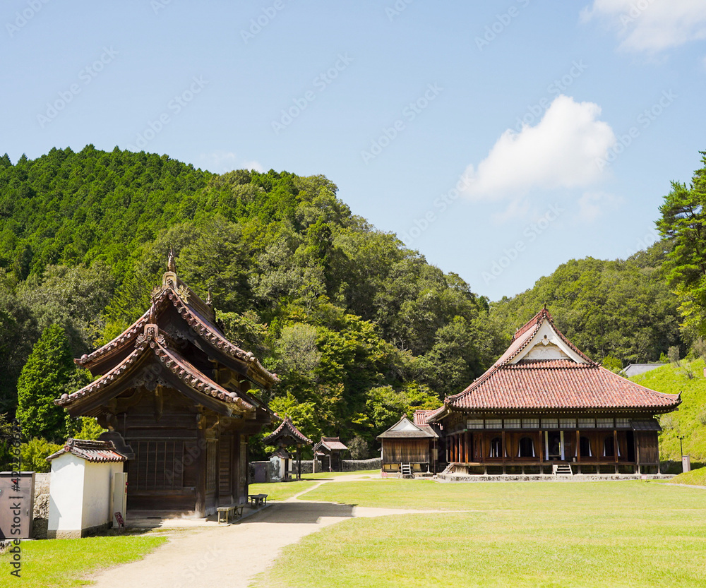 This is Okayama prefecture, which is full of nature in Japan