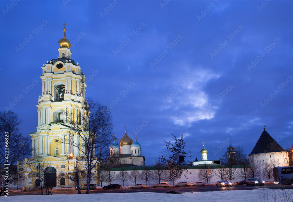 Moscow, Russia, Novospassky monastery.
This is the monastery of the Russian Orthodox Church, was founded in the 13th century, restored by restorers in the middle of the 19th century.