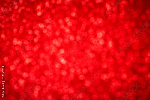Red bokeh background 