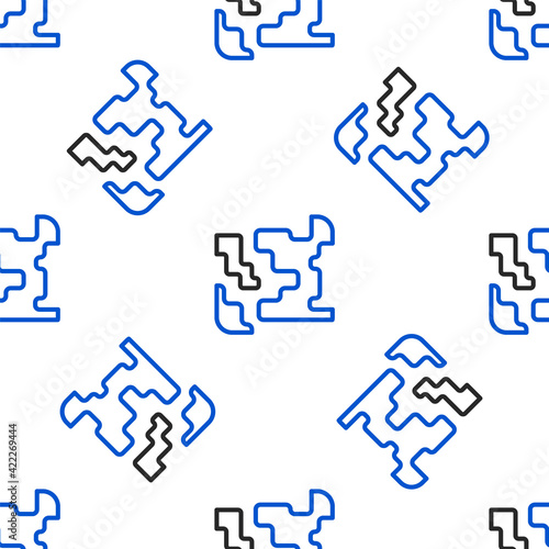Line Gaseous icon isolated seamless pattern on white background. Changing the state of matter in gas. Colorful outline concept. Vector