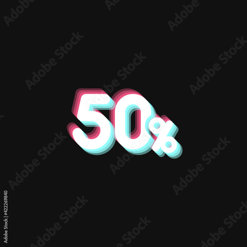 50% - 3D Effect