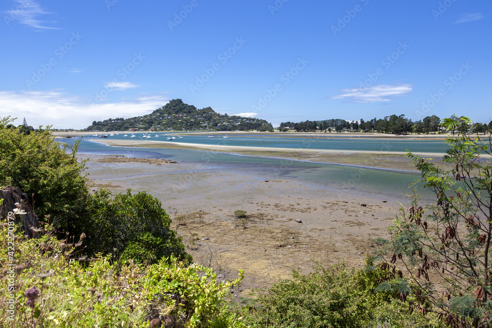 View of Tairua inlet in new Zealand