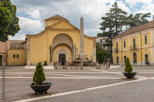 Tableau sur toile Santa Sofia Church (Chiesa di Santa Sofia), UNESCO World Heritage Site, Benevent