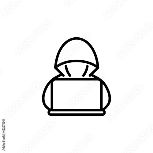 Hacker Activity icon in vector. Logotype