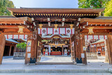 春の櫛田神社　福岡県博多区　Kushida Shrine in spring Fukuoka-ken Hakata-ku