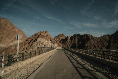 Mountains in Hatta Dubai UAE 