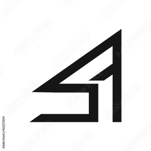 Initial sf letter logo with creative modern business typography vector template. Creative abstract letter fs logo design.