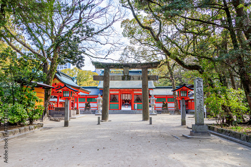 春の筑前國一之宮 住吉神社　福岡県博多区　Sumiyoshi Shrine in  spring Fukuoka-ken Hakata-ku © M・H