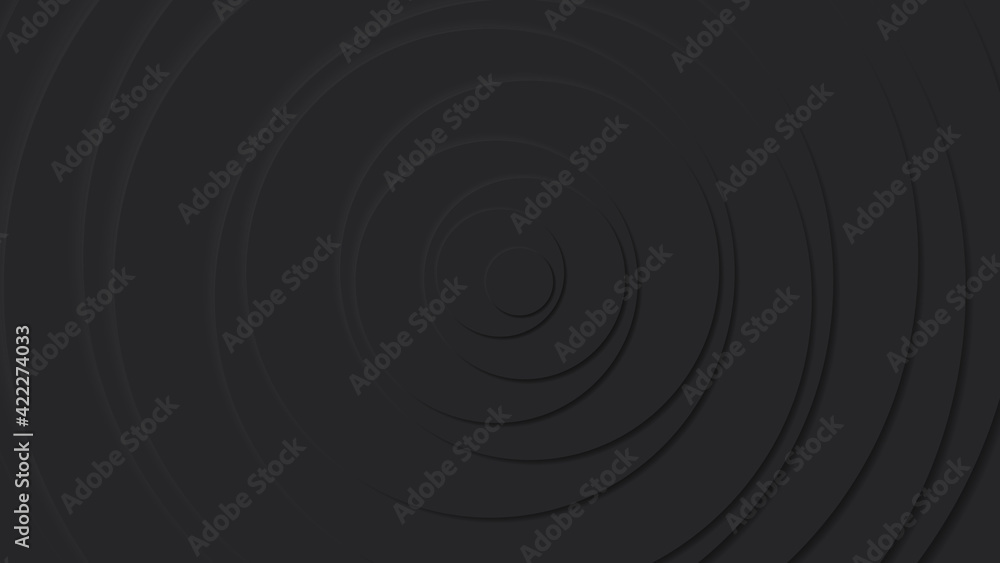 Obraz premium Neumorphism vector background. Minimal style black neumorphism website banner. Neumorphic UI UX interface design. Modern webdesign. Geometric black 3d wallpaper.