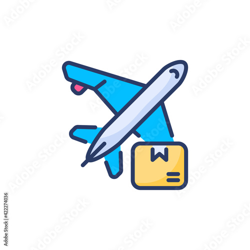 Air Cargo icon in vector. Logotype