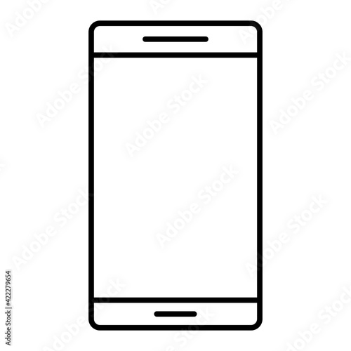  Vector Mobile Phone Outline Icon Design