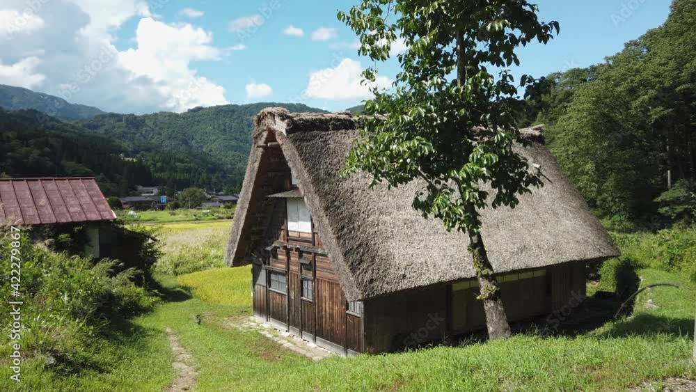 白川郷 合掌造り集落 茅葺屋根 飛騨高山 岐阜県