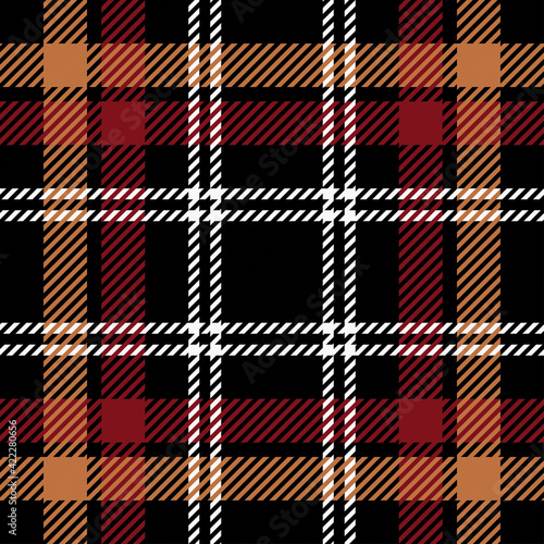 Check plaid pattern vector illustration. Seamless texture textile and print products