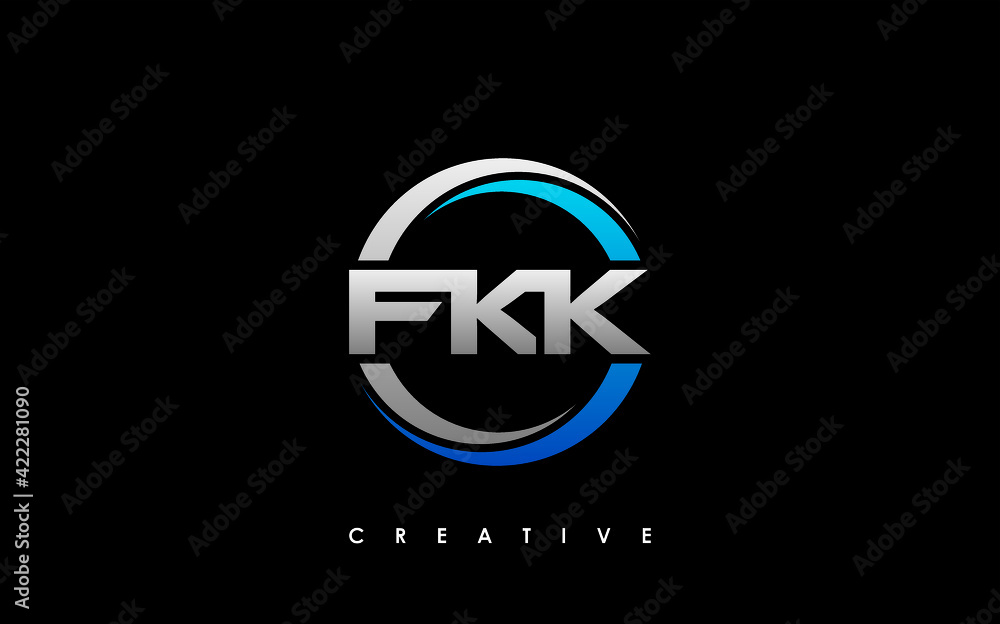 FKK Letter Initial Logo Design Template Vector Illustration FKK Letter Initial Logo Design Template Vector Illustration