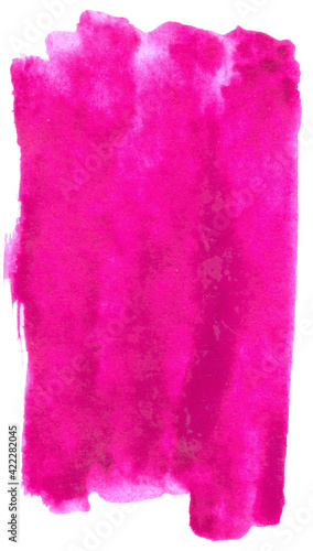 colorful watercolor background pink. Abstract art hand paint