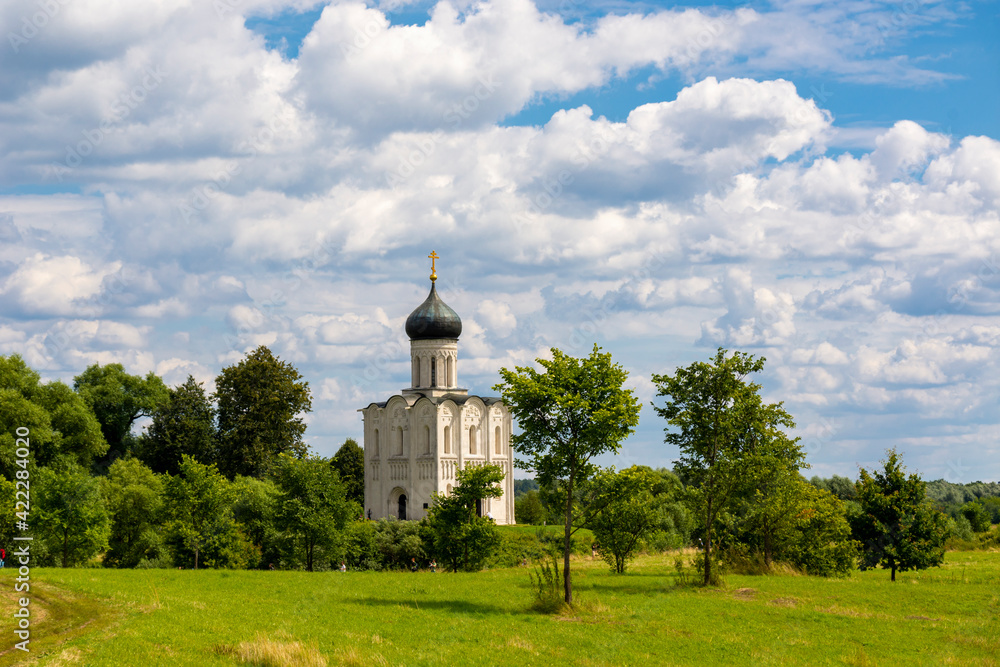 the Church of the Intercession on the river Nerl in Bogolyubovo the Church of the Intercession on the river Nerl in Bogolyubovo