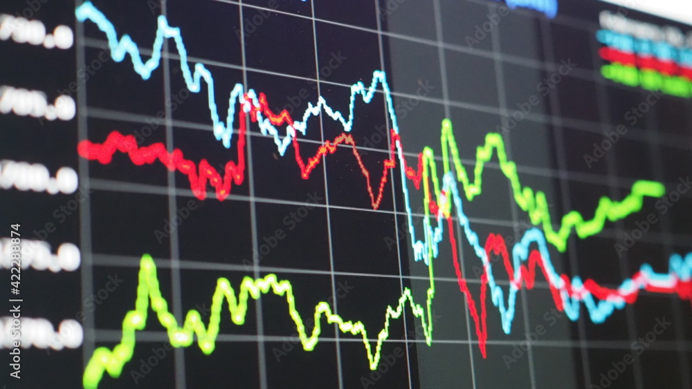 World GOLD Spot Stock market graph indicator on monitor. Gold graph on digital screen monitor for invester analysis. trading gold spot on stock market. Gold Investing Finance and Economic concept.
World GOLD Spot Stock market graph indicator on monitor. Gold graph on digital screen monitor for invester analysis. trading gold spot on stock market. Gold Investing Finance and Economic concept.