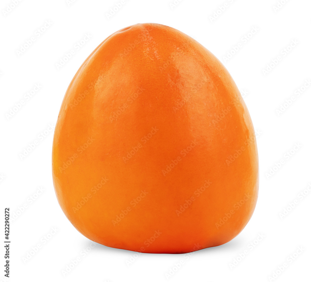 persimmon fruit isolated on white background persimmon fruit isolated on white background