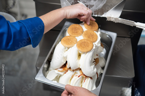 Artisan ice cream shop and factory