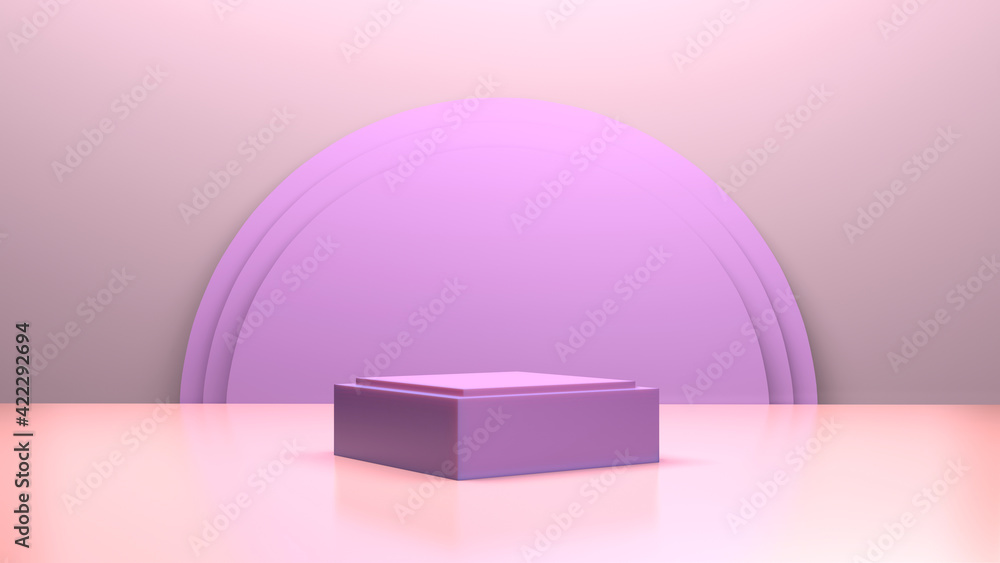 Abstract geometry podium. Glossy cube. 3D rendering image. Pedestal for standing objects. Template from ad. Abstract geometry podium. Glossy cube. 3D rendering image. Pedestal for standing objects. Template from ad.