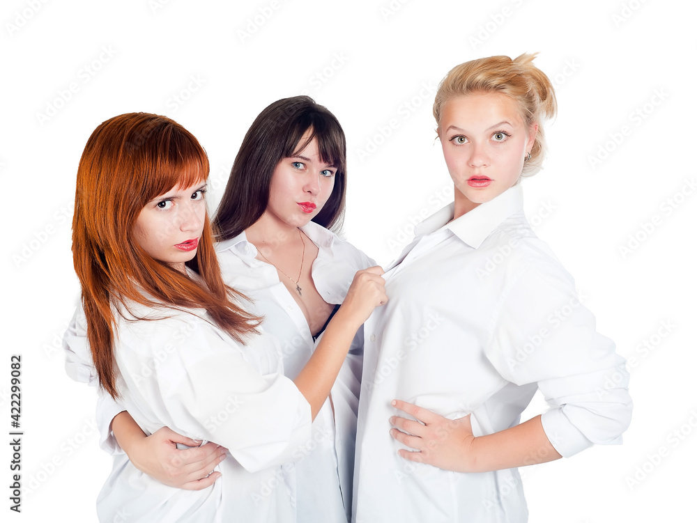 Three beautiful girls Three beautiful girls