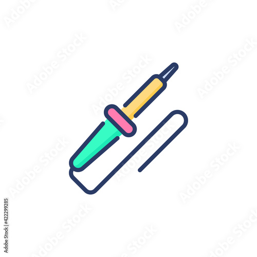 Soldering Iron icon in vector. Logotype
