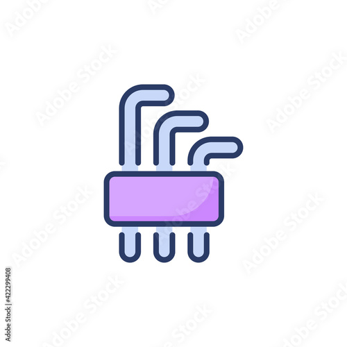Punches icon in vector. Logotype