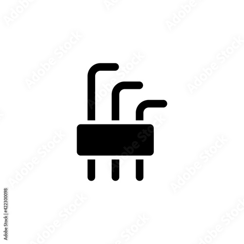 Punches icon in vector. Logotype