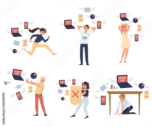 People experience stress and tired due information and data overload