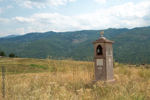  Traditional memorial for the dead with space for your text       photo