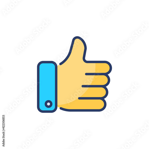Reputation icon in vector. Logotype