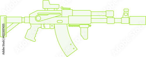 russian tactical assault rifle ak 103