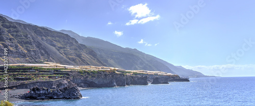 La Palma western coast, Canary Islands photo