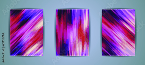 Wallpaper Mural Colorful background illustration. Abstract gradient artwork. Minimal flat style Torontodigital.ca
