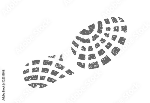 Impronta scarpa sportiva