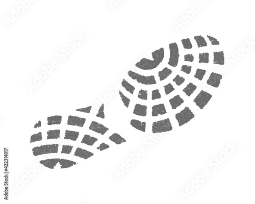 Impronta scarpa sportiva