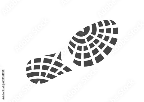 Impronta scarpa sportiva