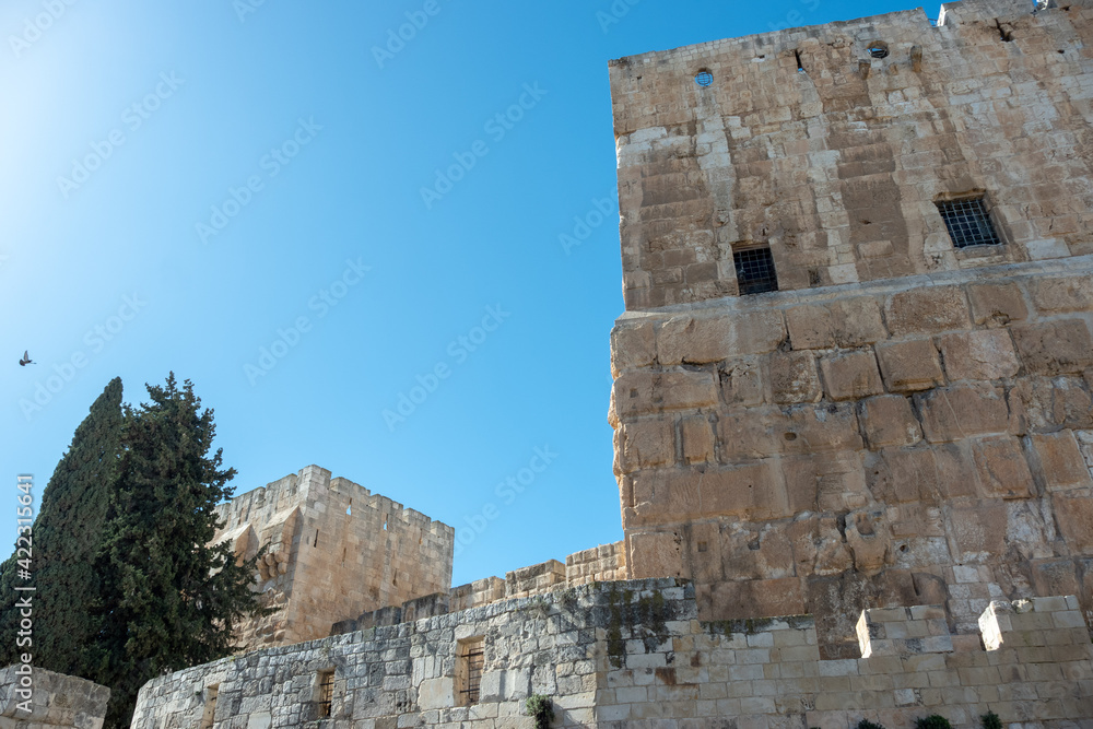 Tower of David in Old City of Jerusalem Tower of David in Old City of Jerusalem