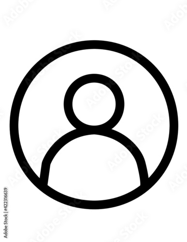 black user icon