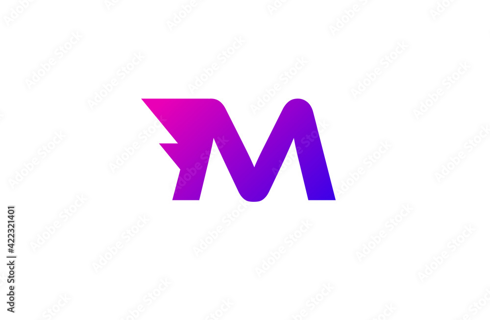 initial M logo design vector initial M logo design vector