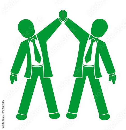 Business relationship illustration