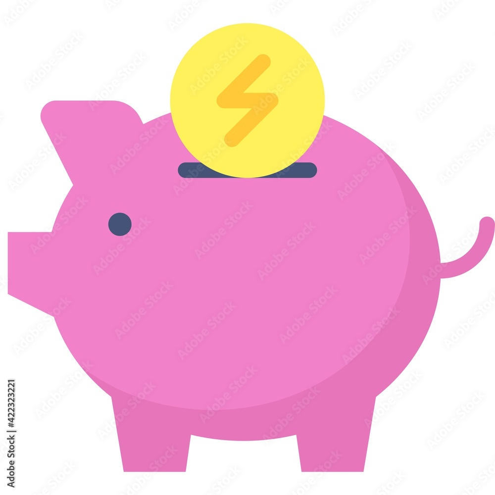Save energy icon, Earth Day related vector Save energy icon, Earth Day related vector