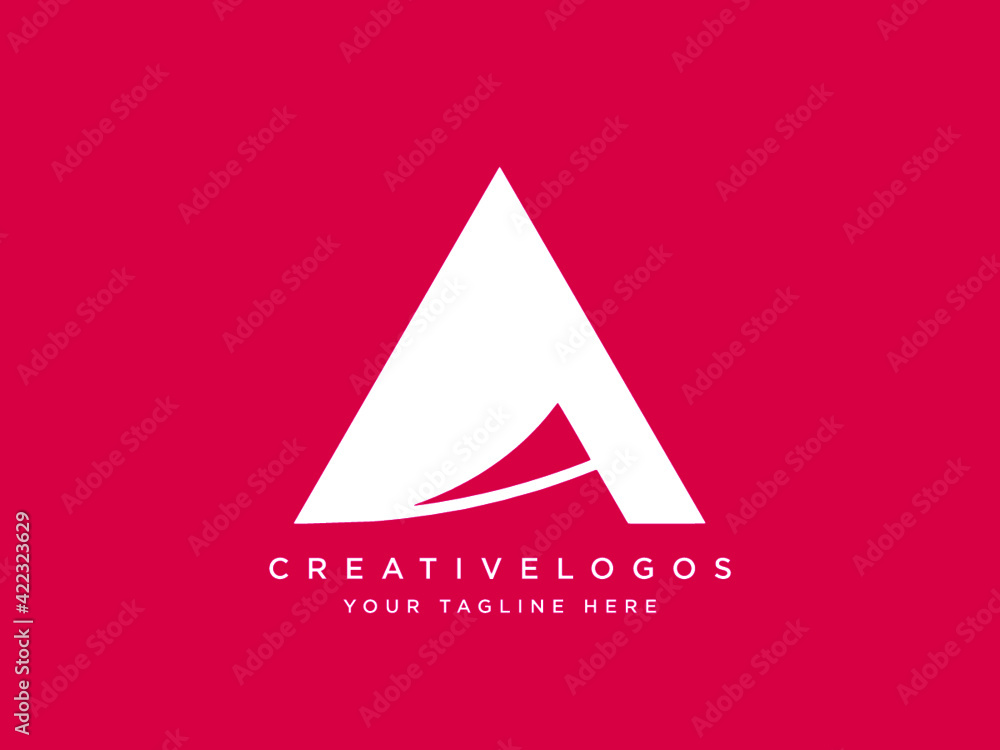 Letter A Logo Design, Creative Letter AA Logo, Alphabet Logo Vector, Triangle A Logo Vector Letter A Logo Design, Creative Letter AA Logo, Alphabet Logo Vector, Triangle A Logo Vector