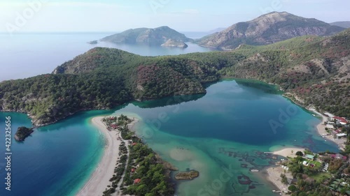 A fascinating view that has the unique nature of Oludeniz which is a county of Fethiye in Turkey. Because of its warm climate and fresh air, it has been an important destination to visit for tourists.