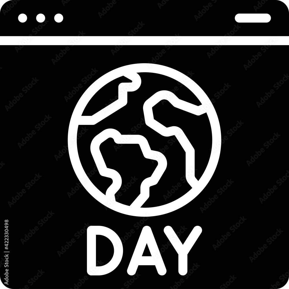 Windows Application icon, Earth Day related vector Windows Application icon, Earth Day related vector